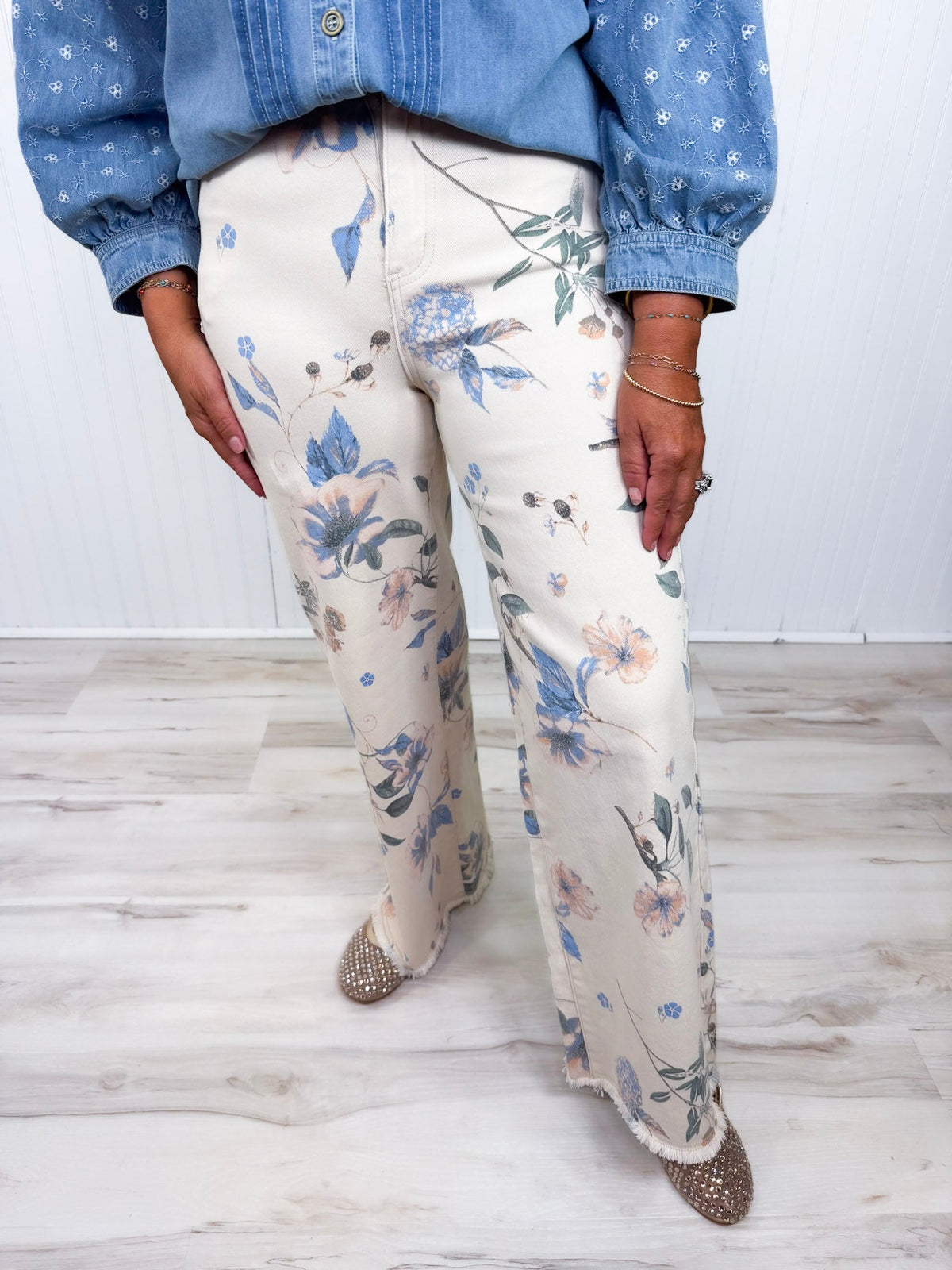 Jean large décontracté